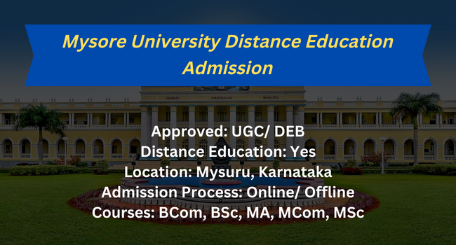 distance education courses in mysore university
