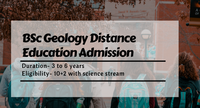 phd geology distance learning