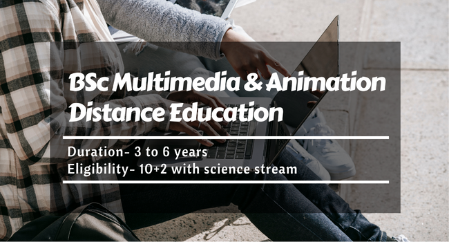 BSc Multimedia & Animation Distance Education Admission 2023: Full Form,  Fee, Top University